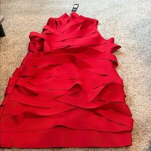 Fashion Nova Vibrant Red Mini Dress